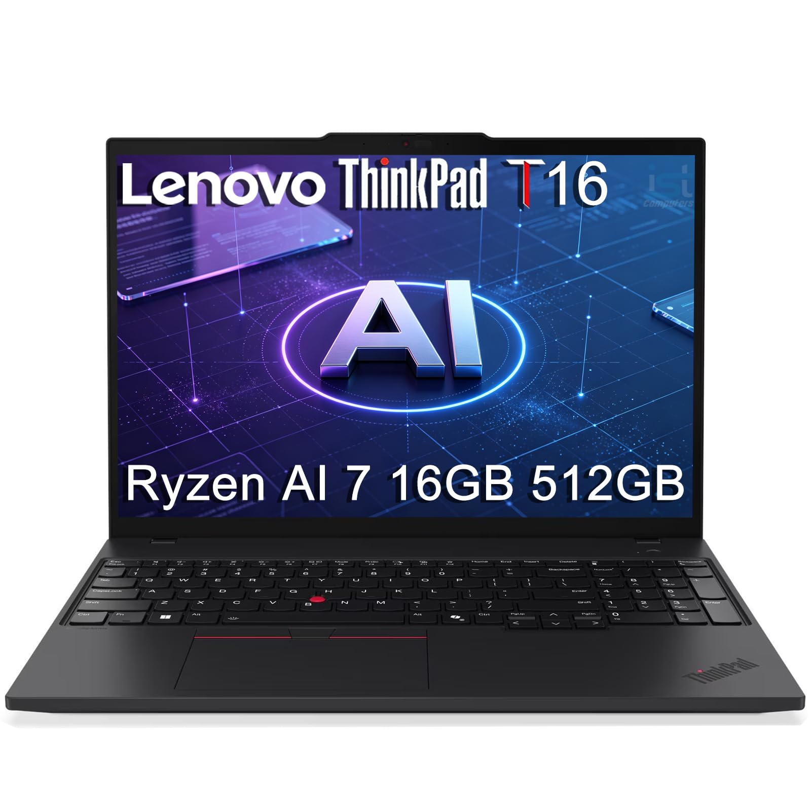 Amazon.com: Lenovo ThinkPad T16 Laptop, AMD Ryzen AI 7 PRO 350